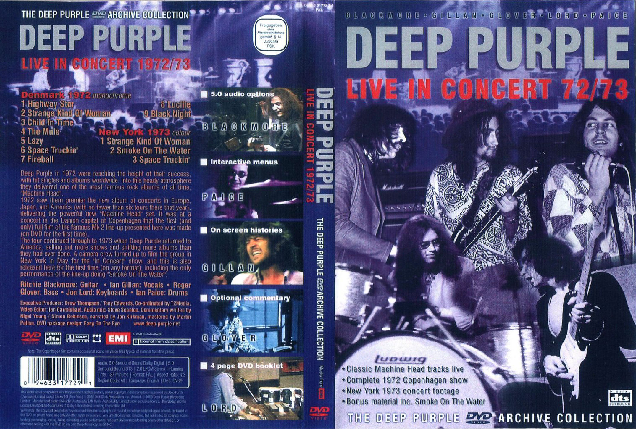 Live in concert 72 73 